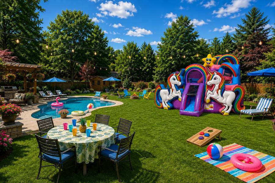 Unicorn Pool Party