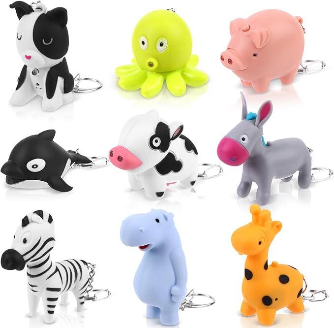 Keychain Flashlights 9 pack
