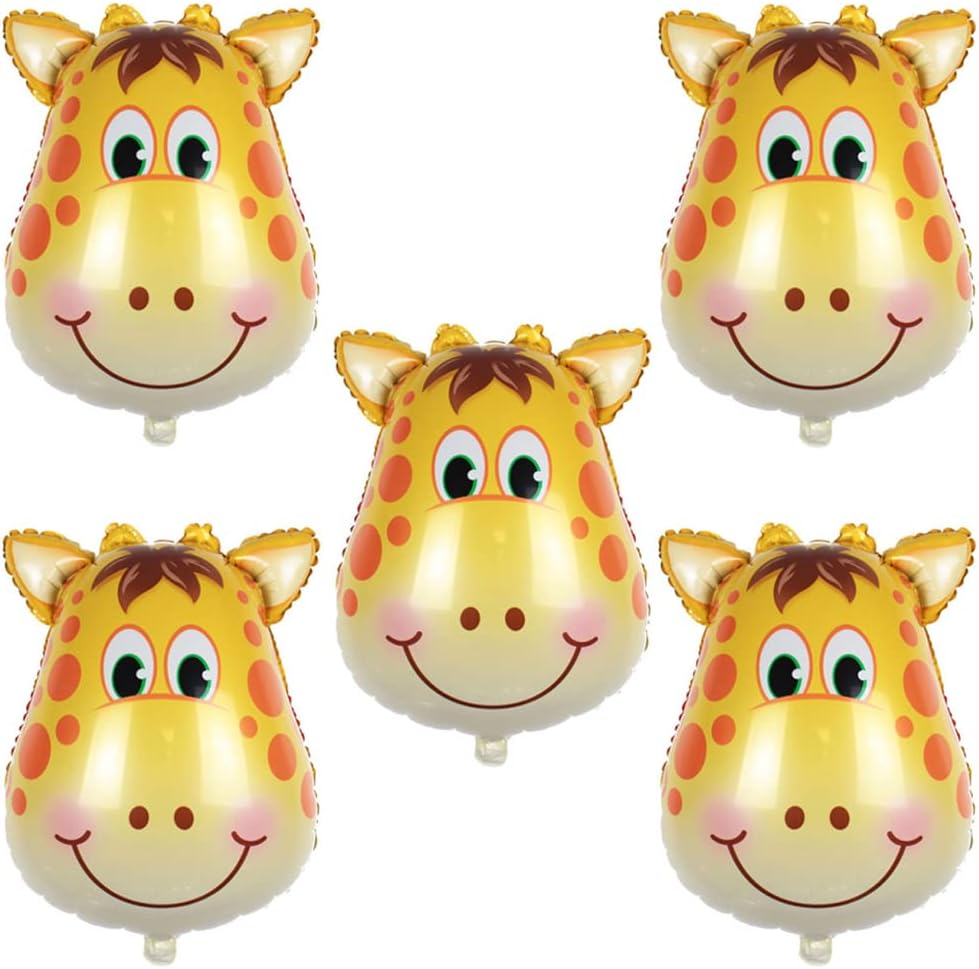 Giraffe Shaped Foil Mylar Balloon