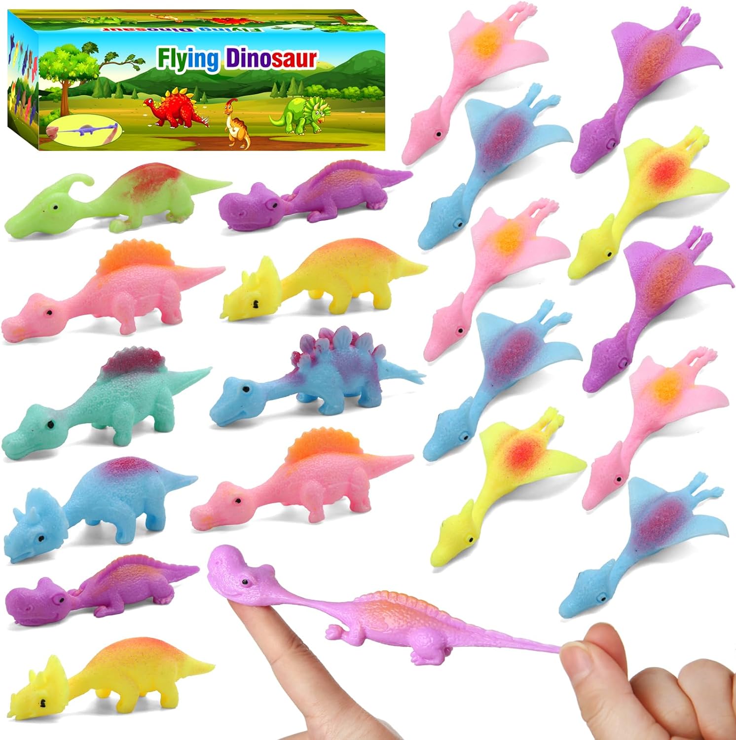Flying Dinos Finger Toys 20 Pcs