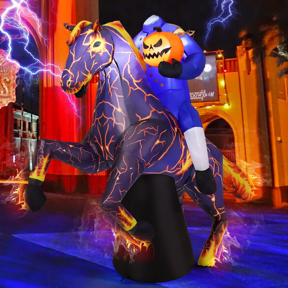 6ft Headless Horseman Inflatable