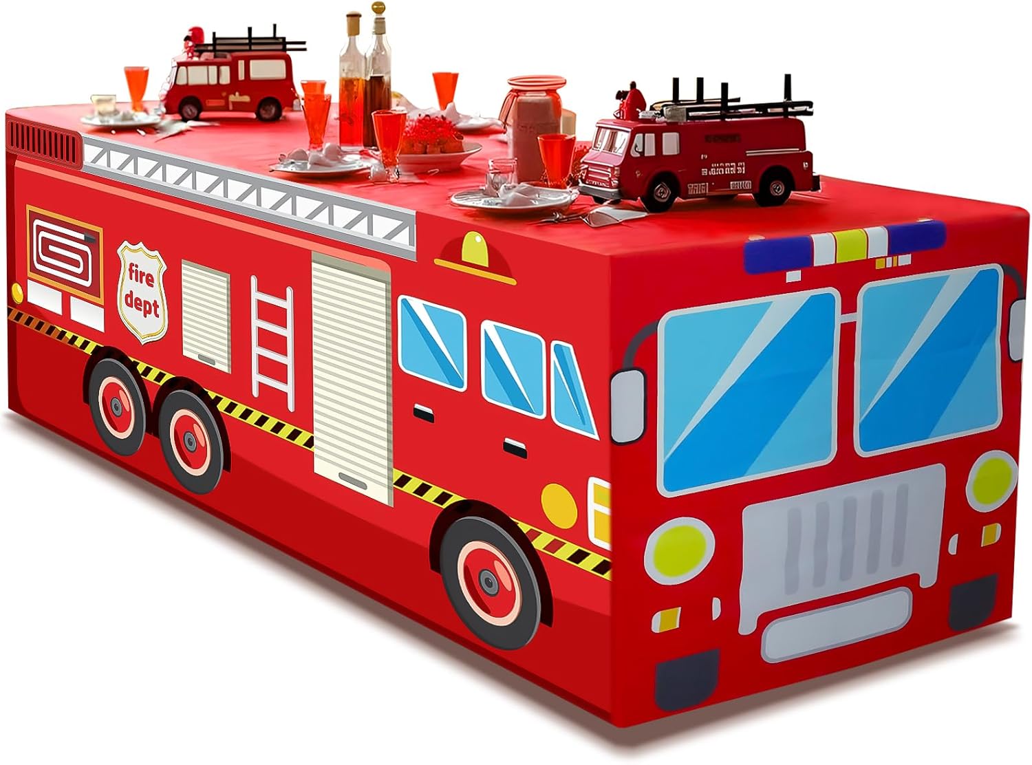 6Ft Fire Truck Tables Cover