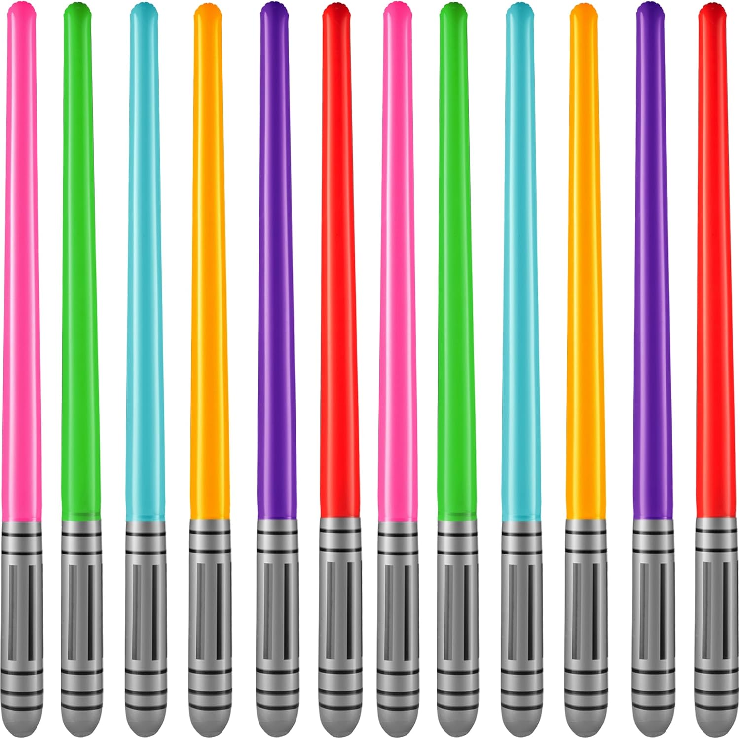 12 Inflatable Light Sabers