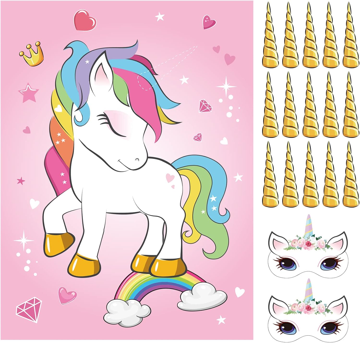 Pin the horn on the Unicorn