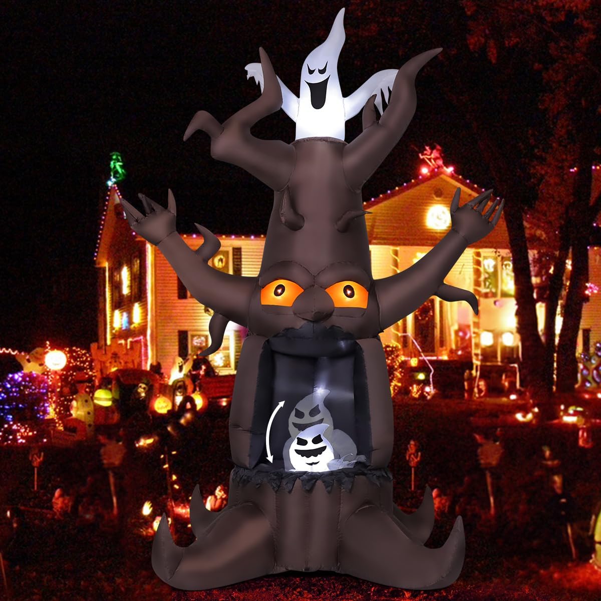 9 FT Halloween Inflatable Animated Tree