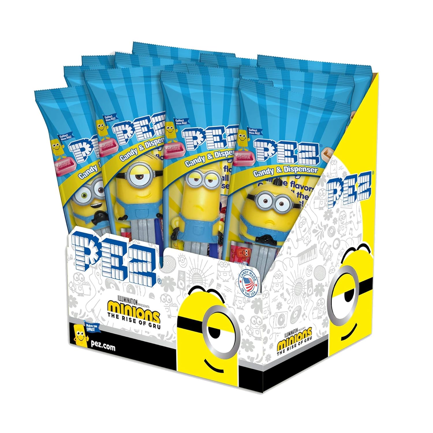 PEZ Candy Minions 12 Pcs