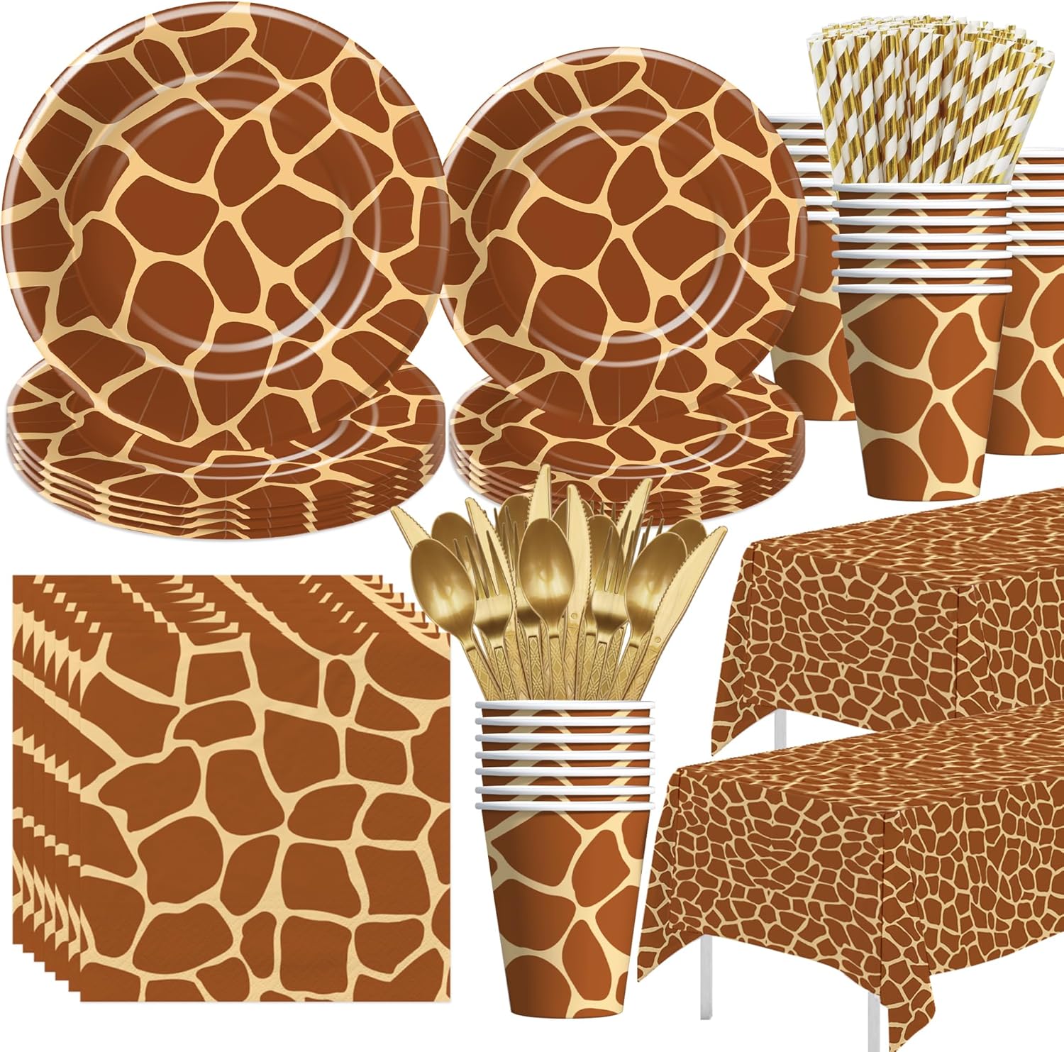 24 Guest Plates/Cups/Napkins