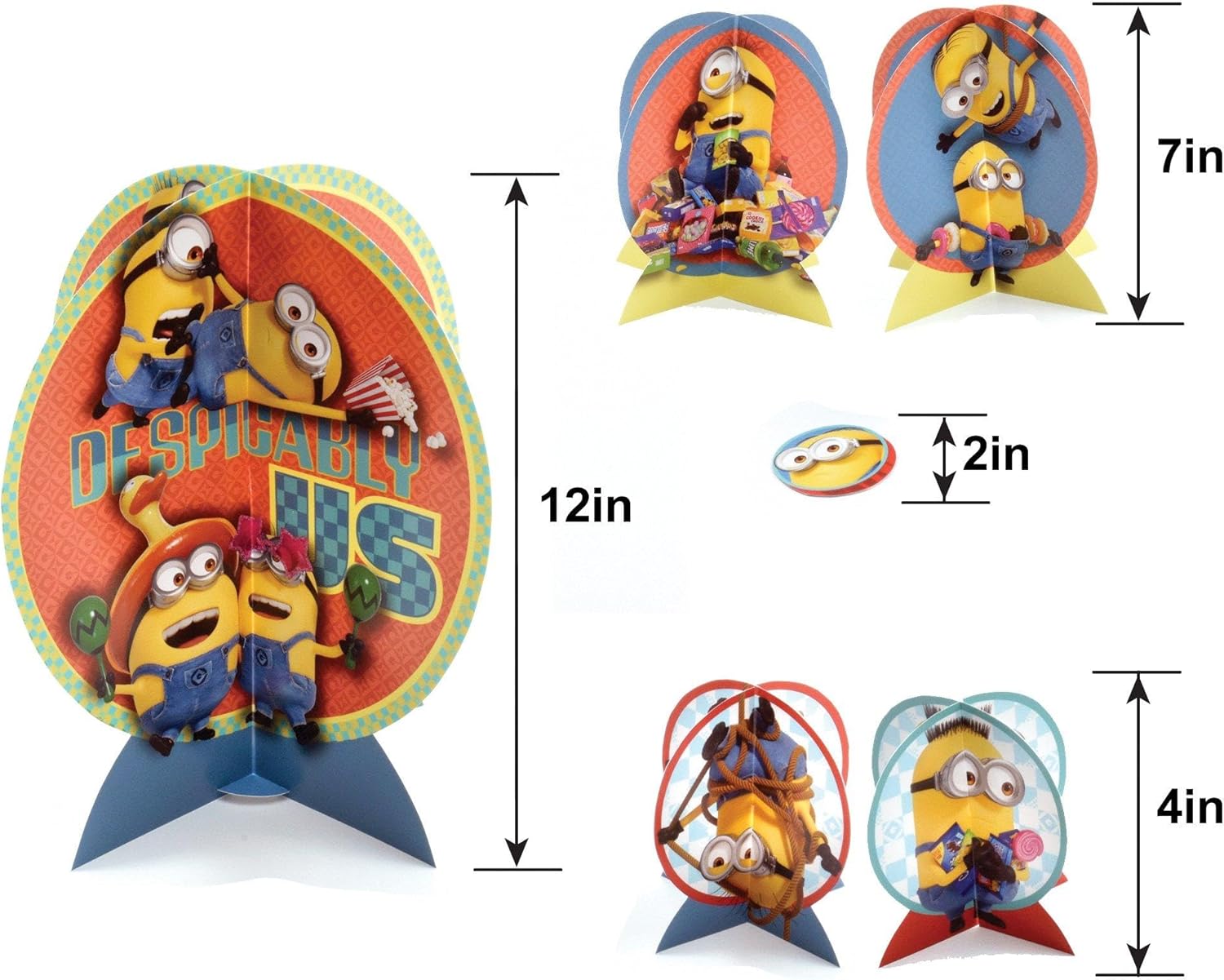 Despicable Me Table Center Pieces