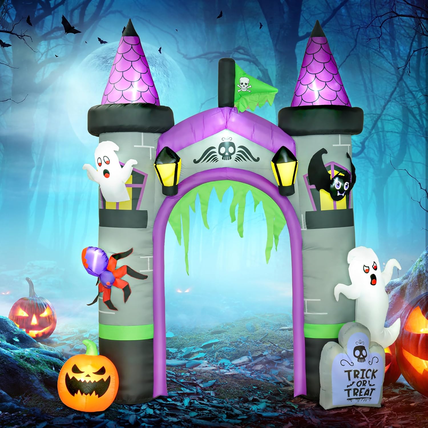 12FT Halloween Inflatables Archway