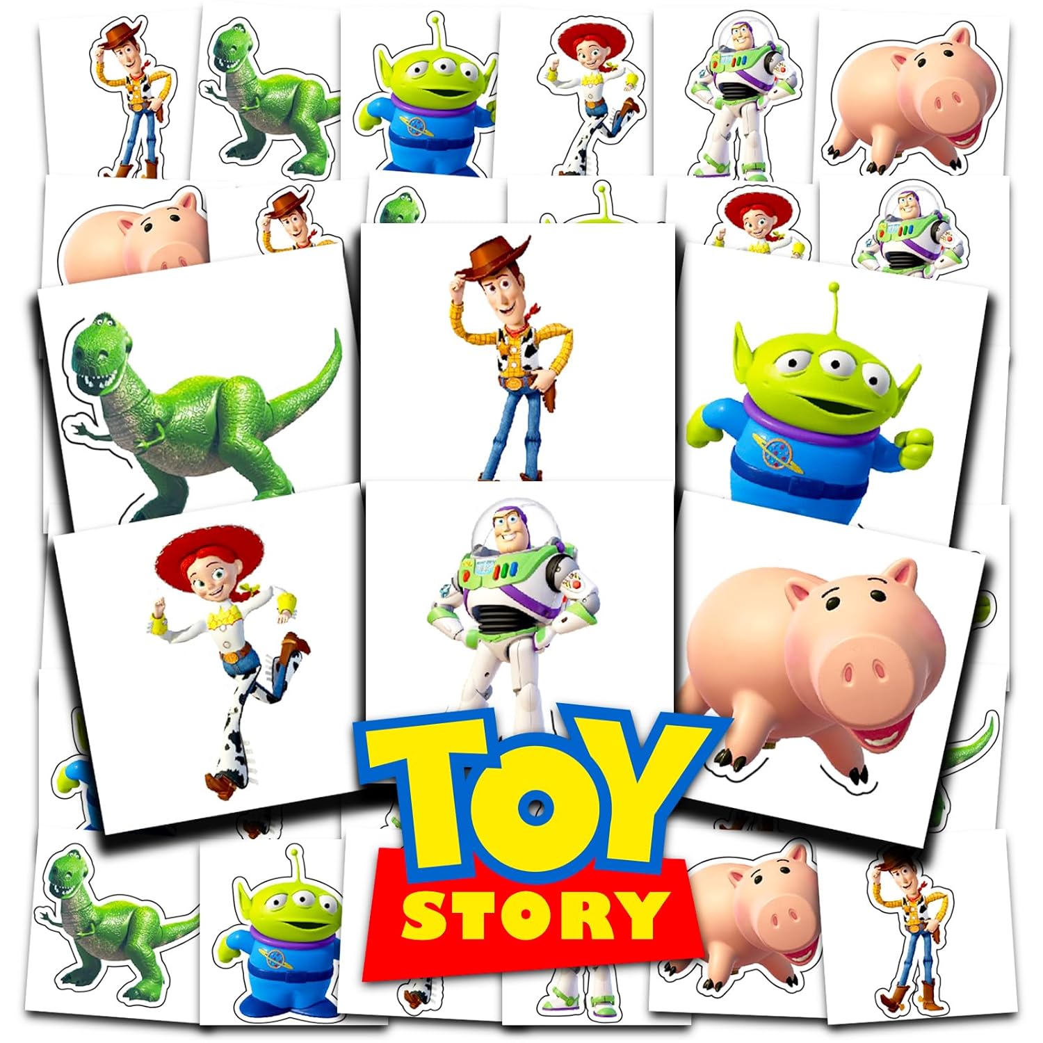 Toy Story Tattoos 72Pcs