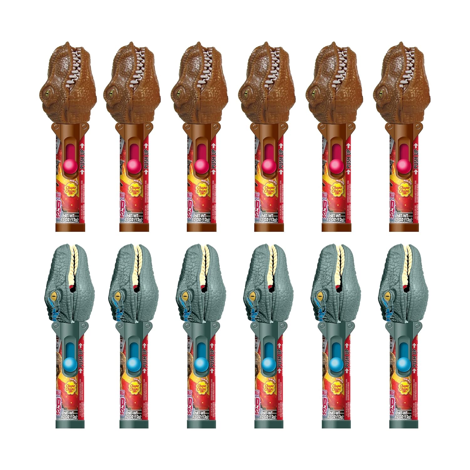 Jurassic World Lollipops 12 Pcs