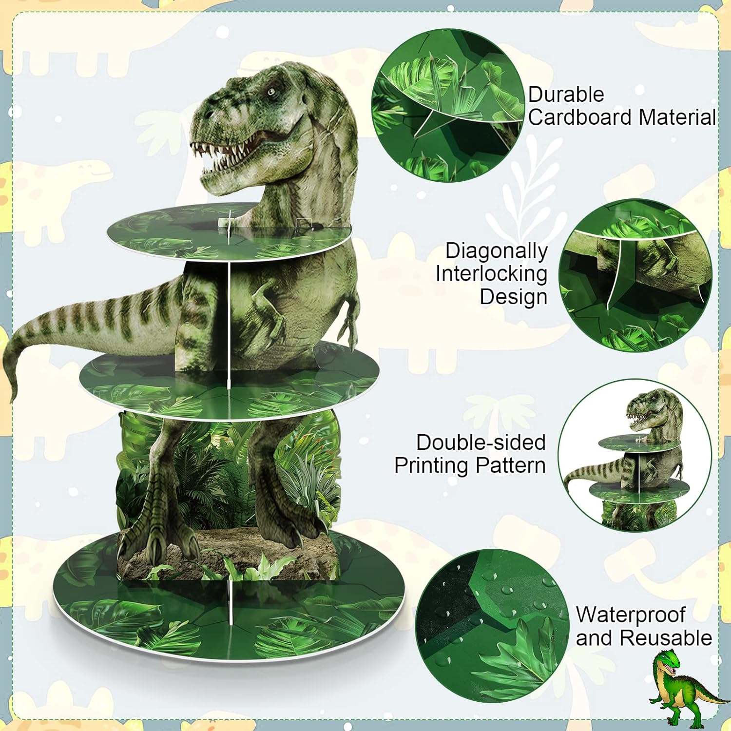 Dino Cupcake Stand