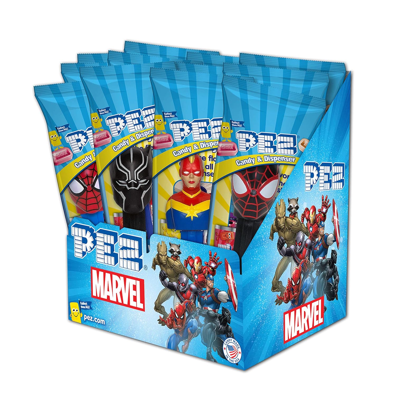 Spiderman Pez 12 Pcs