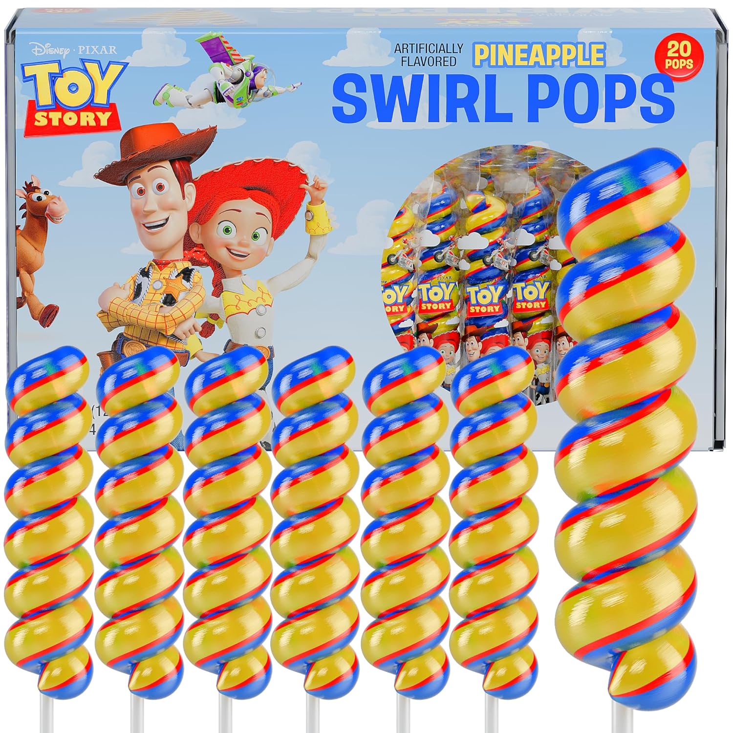 Toy Story Swirl Pops 20 Pcs