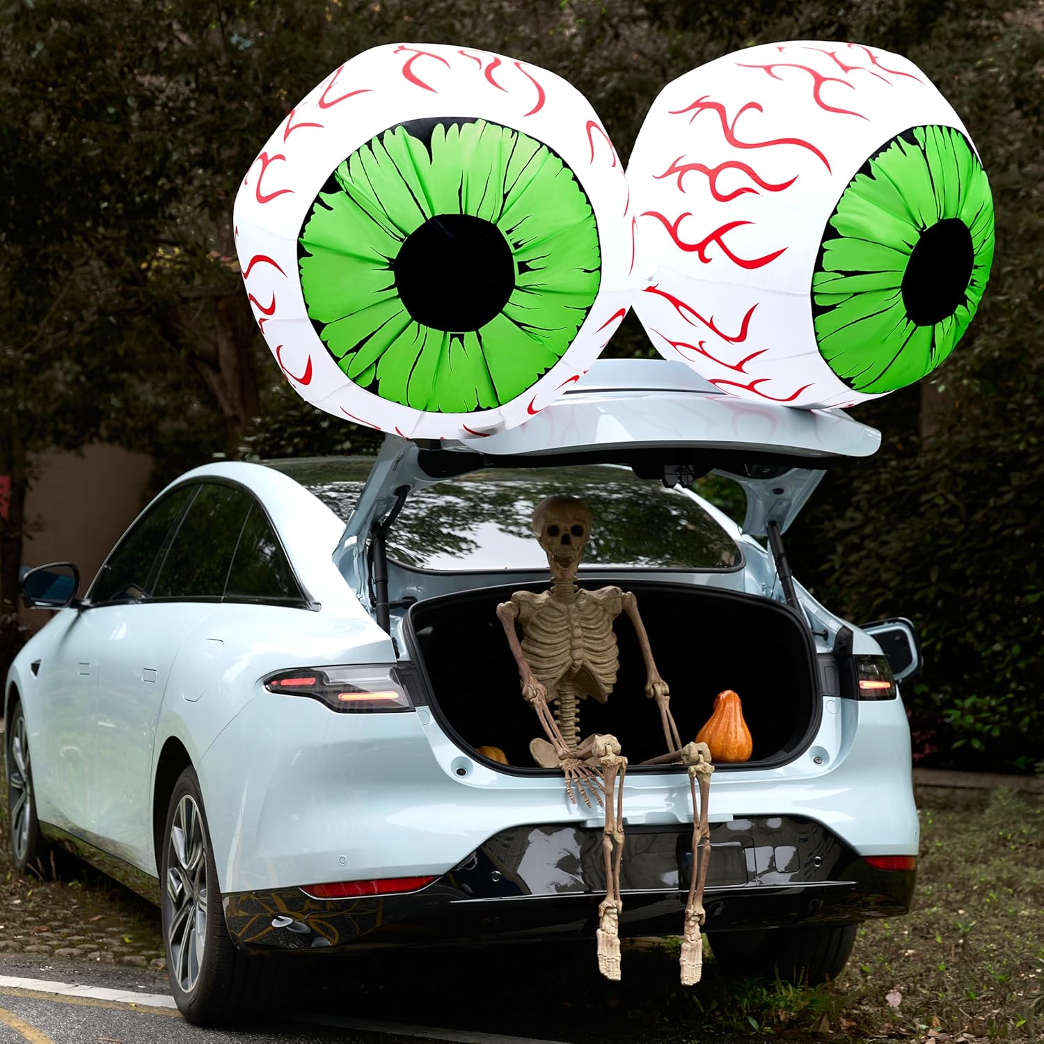 2 Packs Halloween Inflatables Large Set of Eyes