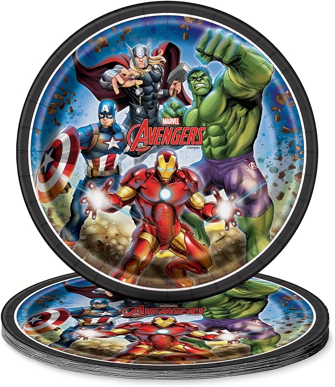 Avengers Paper Plates