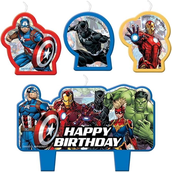 Avengers Birthday Candles